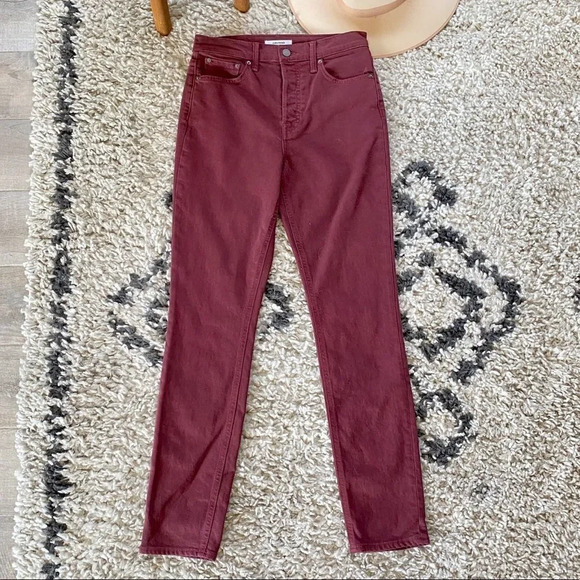 NEW GRLFRND Karolina High Rise Straight Leg Skinny Jean - Picture 2 of 11